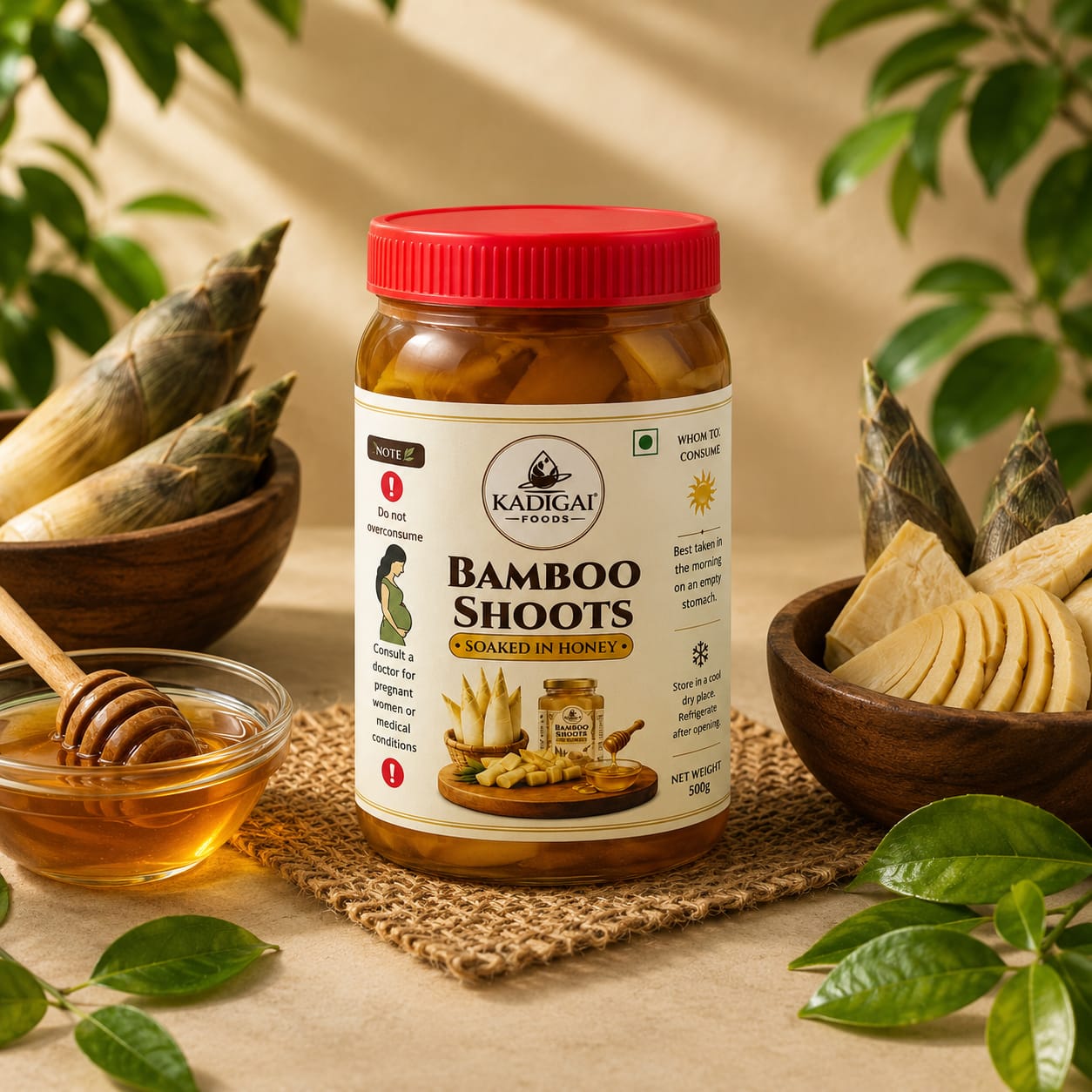 Bamboo Shoots in Honey